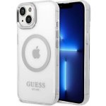 Pouzdro Guess iPhone 14 Plus Metal Outline Magsafe stříbrné – Hledejceny.cz