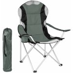 TECTAKE Zahradní a kempingová židle polstrovaná šedá – Hledejceny.cz
