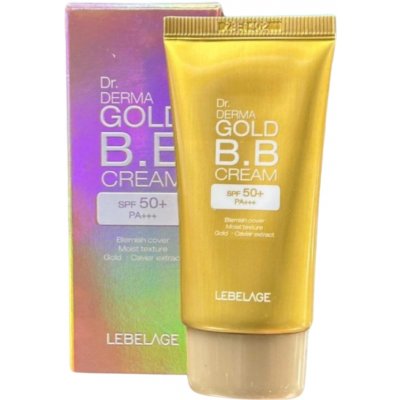 Lebelage Pečující BB krém s SFP 50 Dr Derma Gold BB Cream 30 ml – Hledejceny.cz