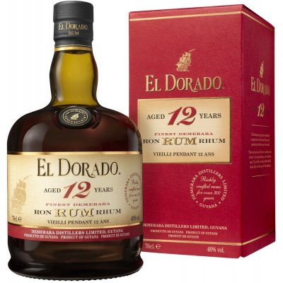 El Dorado Rum 12y 0,7 l (kazeta) – Zbozi.Blesk.cz