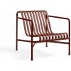 Zahradní židle a křeslo HAY Křeslo Palissade Lounge Chair Low, iron red