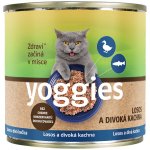 Yoggies pro kočky Losos a divoká kachna 185 g – Hledejceny.cz