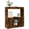 Regál a polička zahrada-XL Skříň highboard kouřový dub 92 x 33 x 100 cm kompozitní dřevo 855128