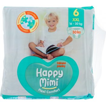 Happy Mimi Flexi Comfort plenky 6 XXL 30 Ks od 200 Kč - Heureka.cz