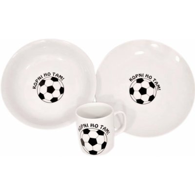 Český porcelán Dětská jídelní souprava MÍČ 3 dílná – Zbozi.Blesk.cz