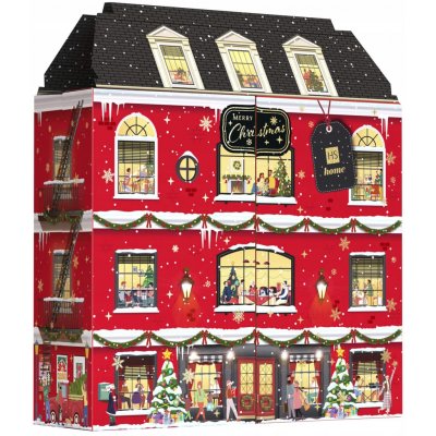 Adventní kalendář Hiskin - stojící domeček s kosmetikou – Hledejceny.cz