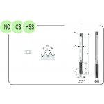 BUČOVICE TOOLS Závitník maticový 22 3074 HSS M 2 x 0,40 – Hledejceny.cz