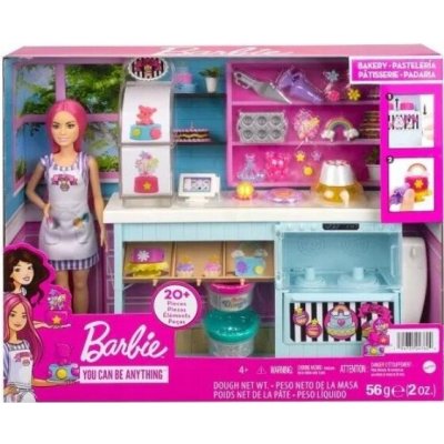 Barbie Cukrářská sada + panenka a modelína HGB73 – Zboží Dáma