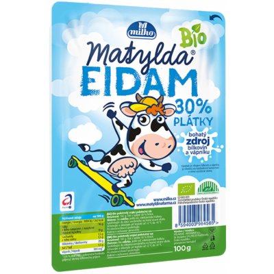 Milko Matylda z hor Bio eidam plátky 30% 100g – Hledejceny.cz