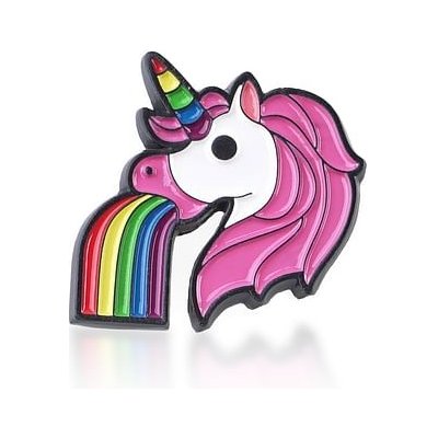 Imago magnetická brož duhový jednorožec FC59020X – Zboží Dáma