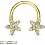 Piercingate Piercing podkova hvězdičky PPO00103 – Sleviste.cz