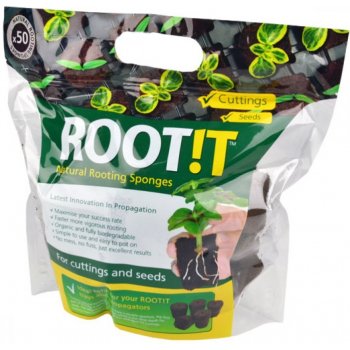 Root!t Natural Rooting Sponges 50 ks fleximix sadbovací kostky