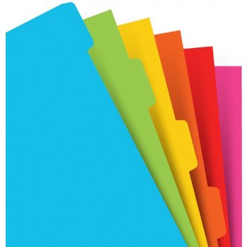 Filofax Krajové výřezy, barevné náplň A5 diářů