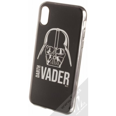 Pouzdro Star Wars Darth Vader Luxury Chrome 010 iPhone X stříbrné