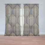 Záclony Zlaté listy: 2 ks - 150x250 cm - Sablio – Hledejceny.cz