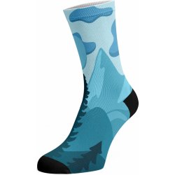 Walkee barevné ponožky Hory Modrá