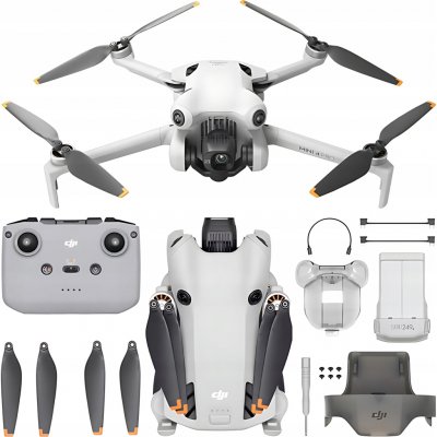 Dron DJI Mini 4 Pro RC-N2, dosah 10000 m, baterie 2590 mAh, výdrž 34 min, 4K kamera, s ovladačem – Zboží Mobilmania