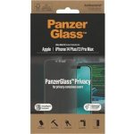 PanzerGlass ochranné sklo Privacy pro Apple iPhone 14 Plus/13 Pro Max s instalačním rámečkem P2785 – Zboží Mobilmania