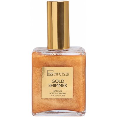 IDC Institute Gold Shimmer suchý bronzový olej na tělo 50 ml – Zboží Mobilmania