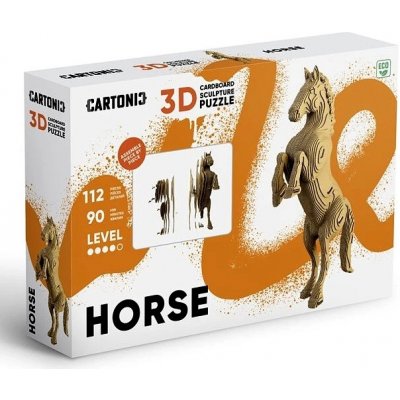 Cartonic 3D puzzle HORSE 112 ks – Zbozi.Blesk.cz