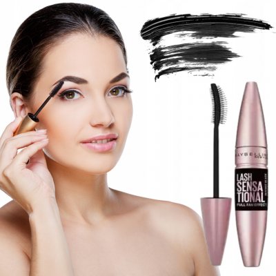 Maybelline Lash Sensational řasenka Very Black 9,5 ml – Zboží Mobilmania