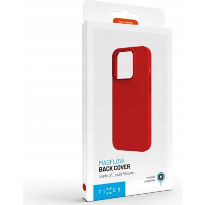 FIXED MagFlow zadní s podporou MagSafe Apple iPhone 15 Pro Max červený FIXFLM2-1203-RD – Zboží Mobilmania