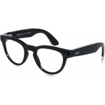 Meta RAY-BAN Meta Headliner Standard Smart Glasses Gen 2 - Shiny Black, Clear to Sapphire Transi 0RW4013601/MF50 – Zboží Živě