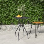 OMAXI 775018 Zahradní stůl antracitový 50 x 50 x 72 cm ocelové pletivo – Hledejceny.cz