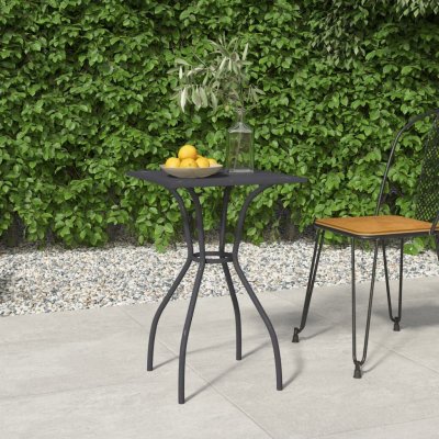 OMAXI 775018 Zahradní stůl antracitový 50 x 50 x 72 cm ocelové pletivo – Hledejceny.cz