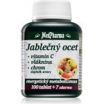 MedPharma Jablečný ocet + vláknina + vitamin C + chrom 107 tablet – Hledejceny.cz