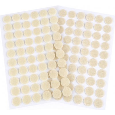 Suchý zip samolepicí kolečka Ø15 mm Barva: krémová sv. – Zboží Mobilmania