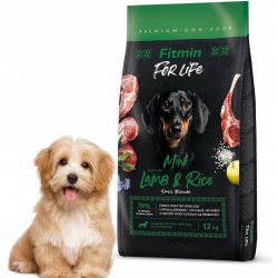 Vitamíny pro zvířata Fitmin For Life Dog Lamb & Rice 12 kg