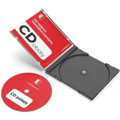 Obaly na CD a DVD Barevné oboustranné - 4/4 (CMYK) 90 ks Průhledná plastová 350g křídový papír mat Obal na CD s 1 chlopní Laminace lesklá – Zboží Mobilmania