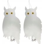 Strend Plašič ptáků Sova reflexní s rolničkou 41,5 x 20 cm 2 ks SL8091788X – Hledejceny.cz