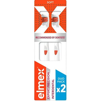 Elmex Zubní kartáček Expert Precision Interdental Soft 2 ks – Hledejceny.cz