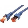síťový kabel EFB K5513.15 S/FTP patch, kat. 6, LSOH, 15m, modrý