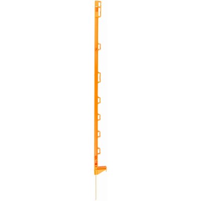 VNT electronics s.r.o. Sloupek plastový pro elektrický ohradník, délka 105 cm, 8 oček, oranžový – Zbozi.Blesk.cz
