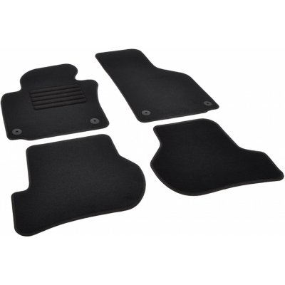 Koberce Textilní AZ AUTO DESIGN Standard Škoda Octavia II 2005-2013 4x kulatá fixace – Sleviste.cz