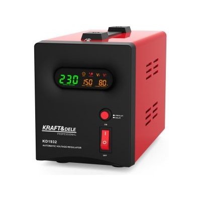 Stabilizátor napětí, AVR, 1000VA, 230V, Kraft & Dele | KD1932 – Zbozi.Blesk.cz