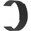 Řemínek k hodinkám Madvell Magnetický silikonový řemínek černá