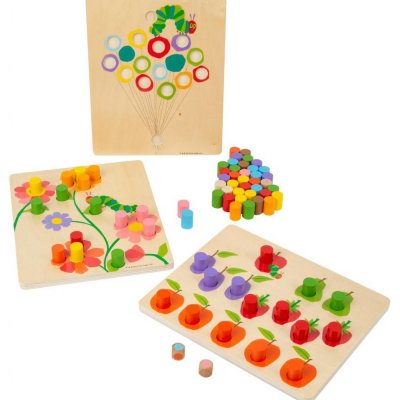 Small foot Barevná hra Caterpillar – Zboží Mobilmania