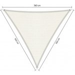 Lazy Momo shadow 3,6 x 3,6 x 3,6 m arctic bílá – Zboží Dáma