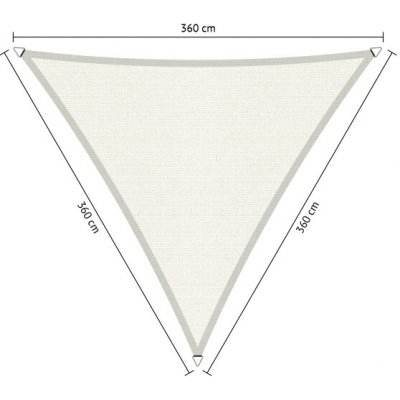 Lazy Momo shadow 3,6 x 3,6 x 3,6 m arctic bílá – Zboží Dáma