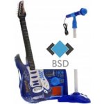 Tomido dětská elektrická kytara s mikrofonem modrá – Zboží Dáma