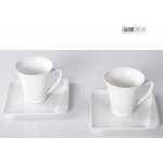 HomeDelux HD12052 Porcelánová kávová souprava 2 ks talířek 14cm 2 ks šálek 190 ml – Sleviste.cz