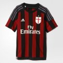 adidas AC Milan Home shirt 2015 2016 dětské Black/Red