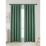 MKLuzkoviny.cz Blackout závěsy Elias olivová – 140 × 250 cm (2 ks) - řasící stuha – Hledejceny.cz