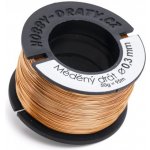 Hobby dráty manumi Měděný drát 0,3/50g – Hledejceny.cz