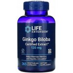 Life Extension Ginkgo Biloba Certifikovaný Extrakt 365 kapslí – Hledejceny.cz