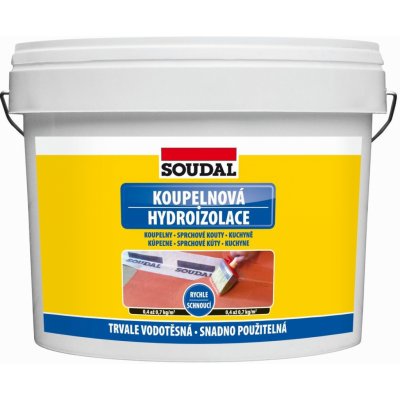 Soudal Hydroizolační nátěr do koupelen, 10 kg, červenohnědý 1510230 – Zbozi.Blesk.cz